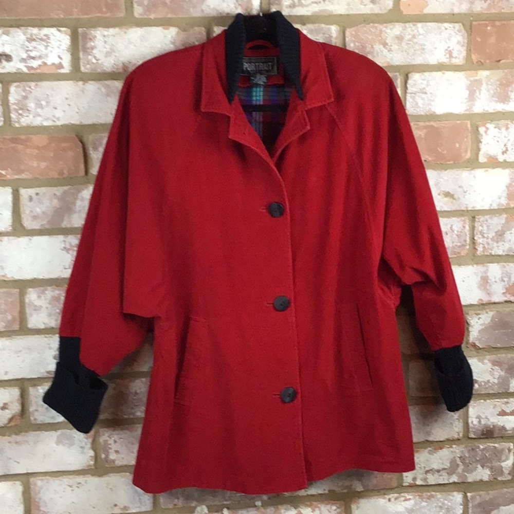 Red Corduroy Coat